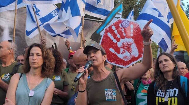 Manifestantes pelos reféns promovem "Dia da Perturbação"