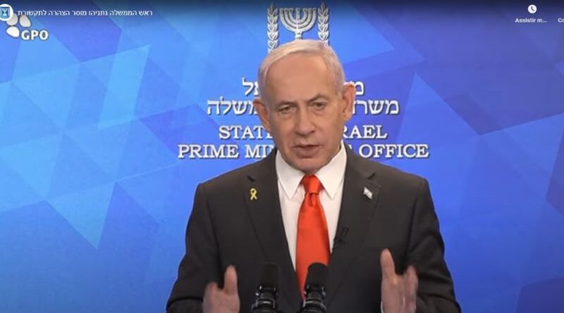 Netanyahu espera que reféns sejam libertados em Sucot