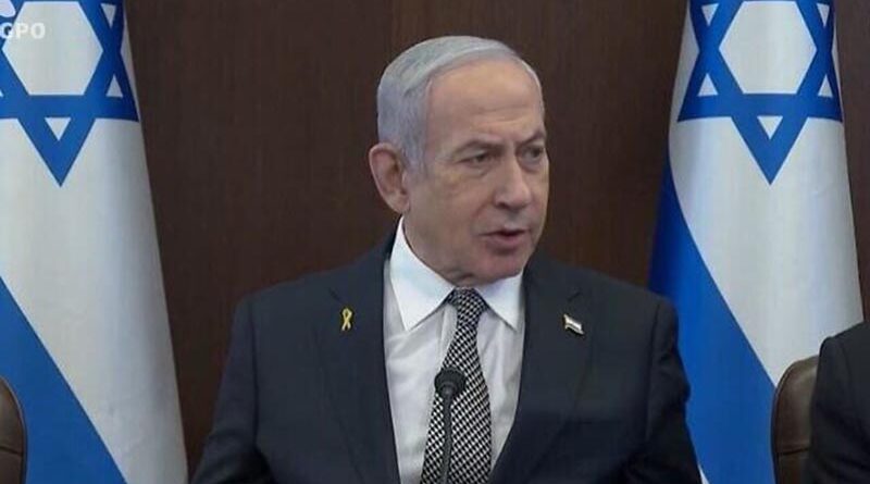 Netanyahu reitera sua oposição à criação de estado palestino