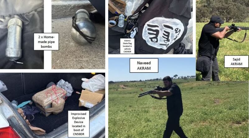 Terroristas de Bondi filmaram treinamento com armas de fogo