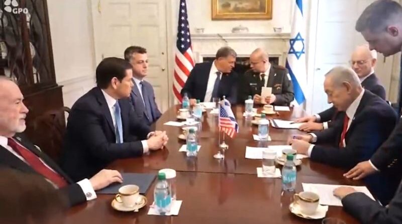 Netanyahu tenta influenciar negociações entre EUA e Irã