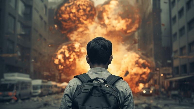 Eu, minha mochila e a guerra