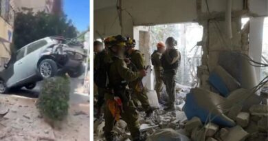 Míssil iraniano com fragmentação fere seis em Israel