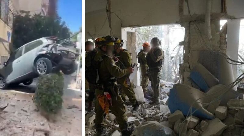 Míssil iraniano com fragmentação fere seis em Israel