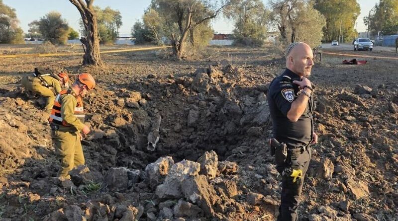 Mísseis do Hezbollah atingem o centro de Israel