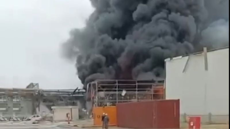 Míssil do Irã atinge fábrica de produtos químicos