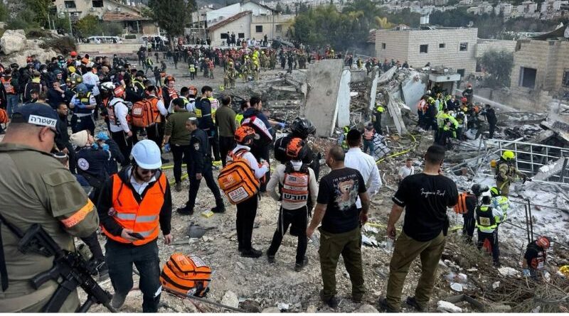 Nove mortos em ataque com míssil em Beit Shemesh