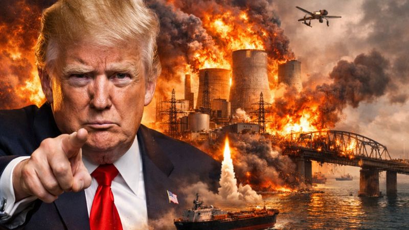 Trump ameaça infraestrutura iraniana